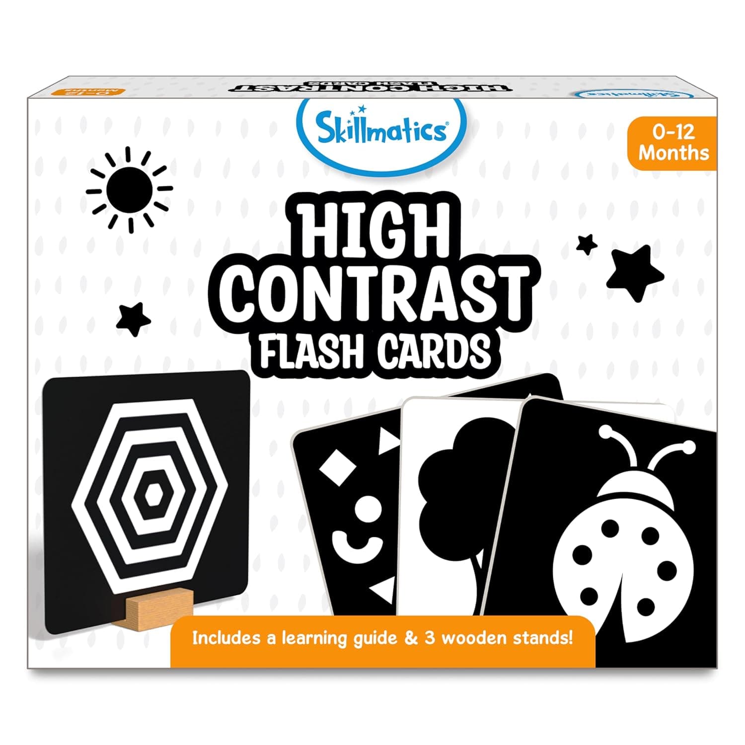Large High-Contrast Flash Cards for Babies & Infants